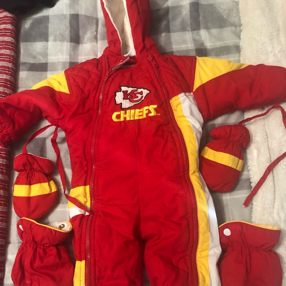 Kansas City Chiefs 12 m month snow suit nfl baby